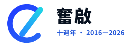 奮啟 · 十週年 2016—2026